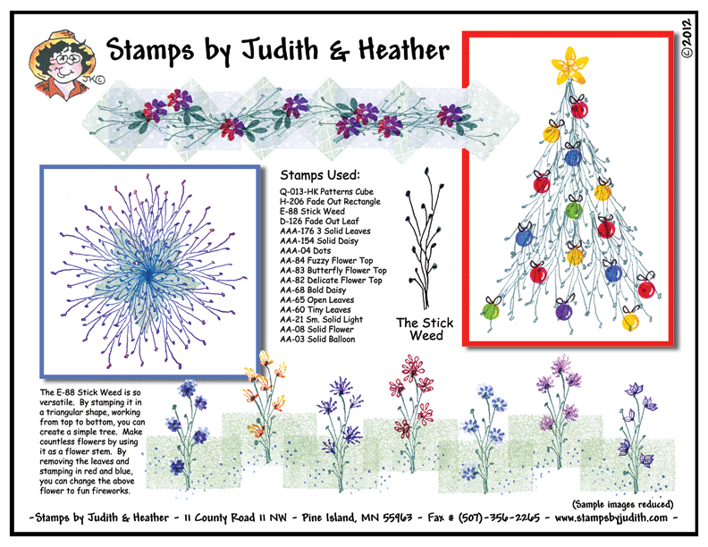 Stamps by Judith and Heather New Idea Sheets