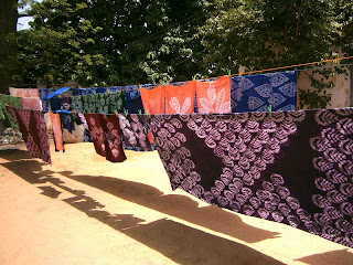 Fabric produced by detainees during the ten-day training.