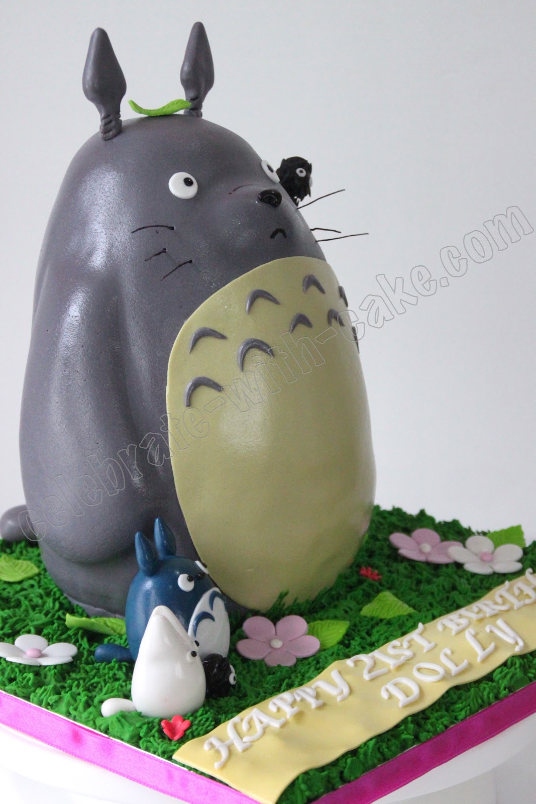 How To Make Totoro Cake How To Make Totoro Cake