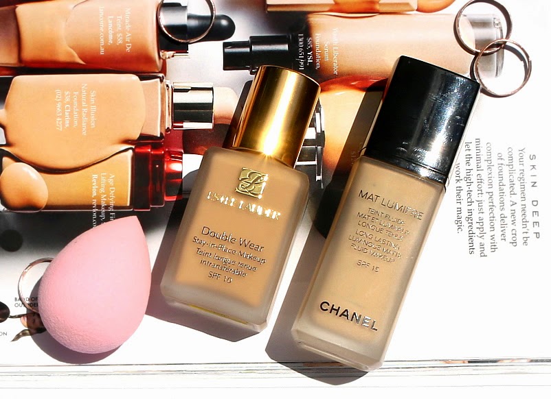 Jordy's Beauty Spot: CHANEL VS. ESTEE LAUDER FOUNDATION REVIEW