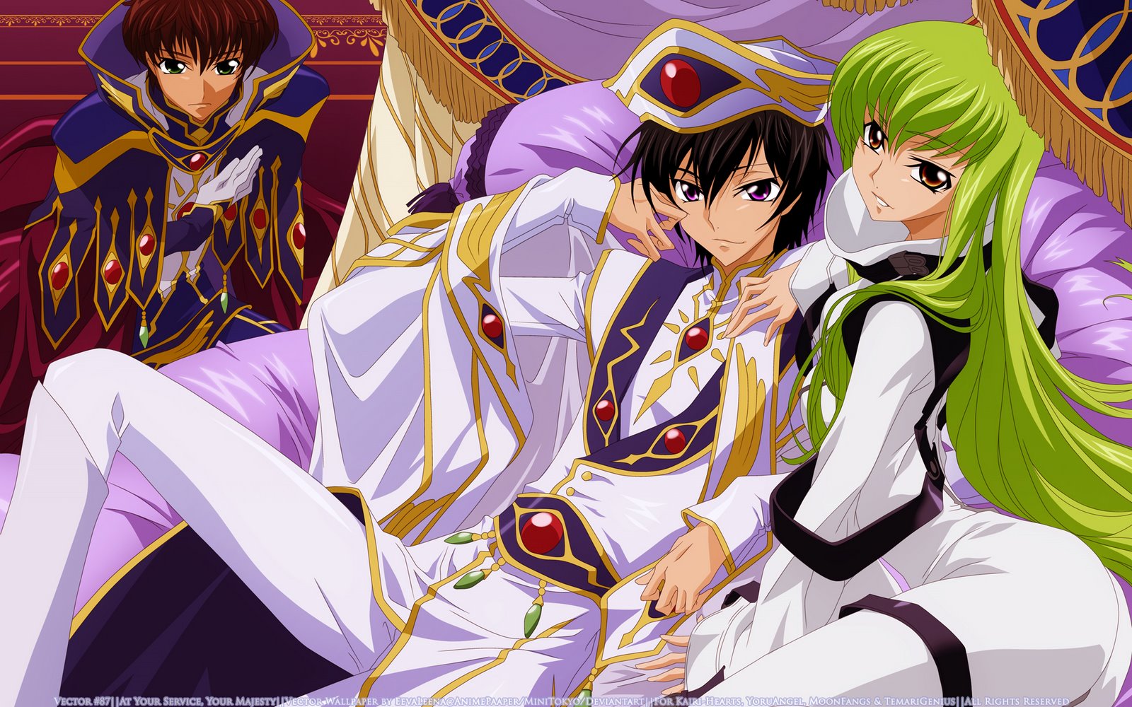 icons and headers — Lelouch Lamperouge from Code Geass: Hangyaku No