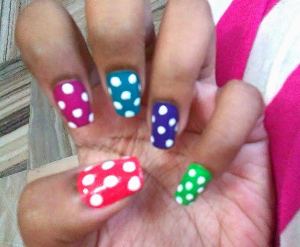 fashionable chic funky nail