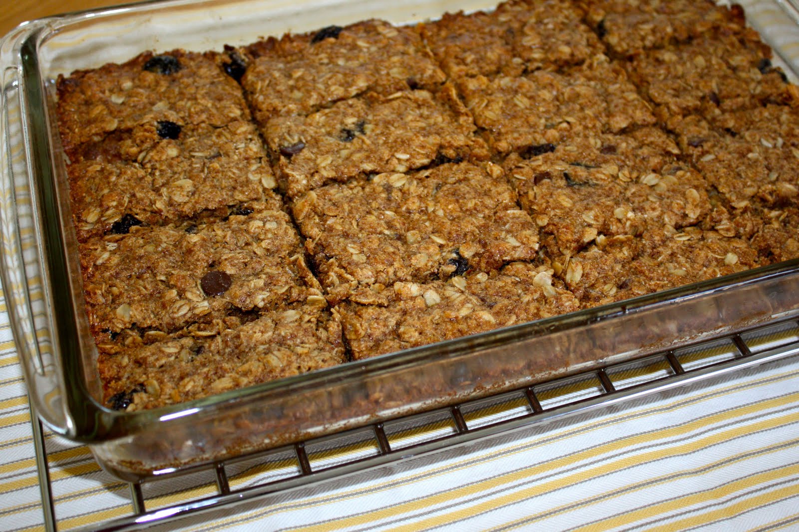 18 Hour Kitchen Coconut Chocolate Chip Granola Bars
