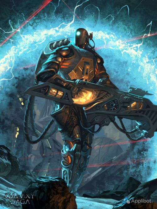 Anthony Wolff waart pinturas ilustrações digitais fantasia ficção Droid de guerra Anthony Wolff waart pinturas ilustrações digitais fantasia ficção Droid de guerra