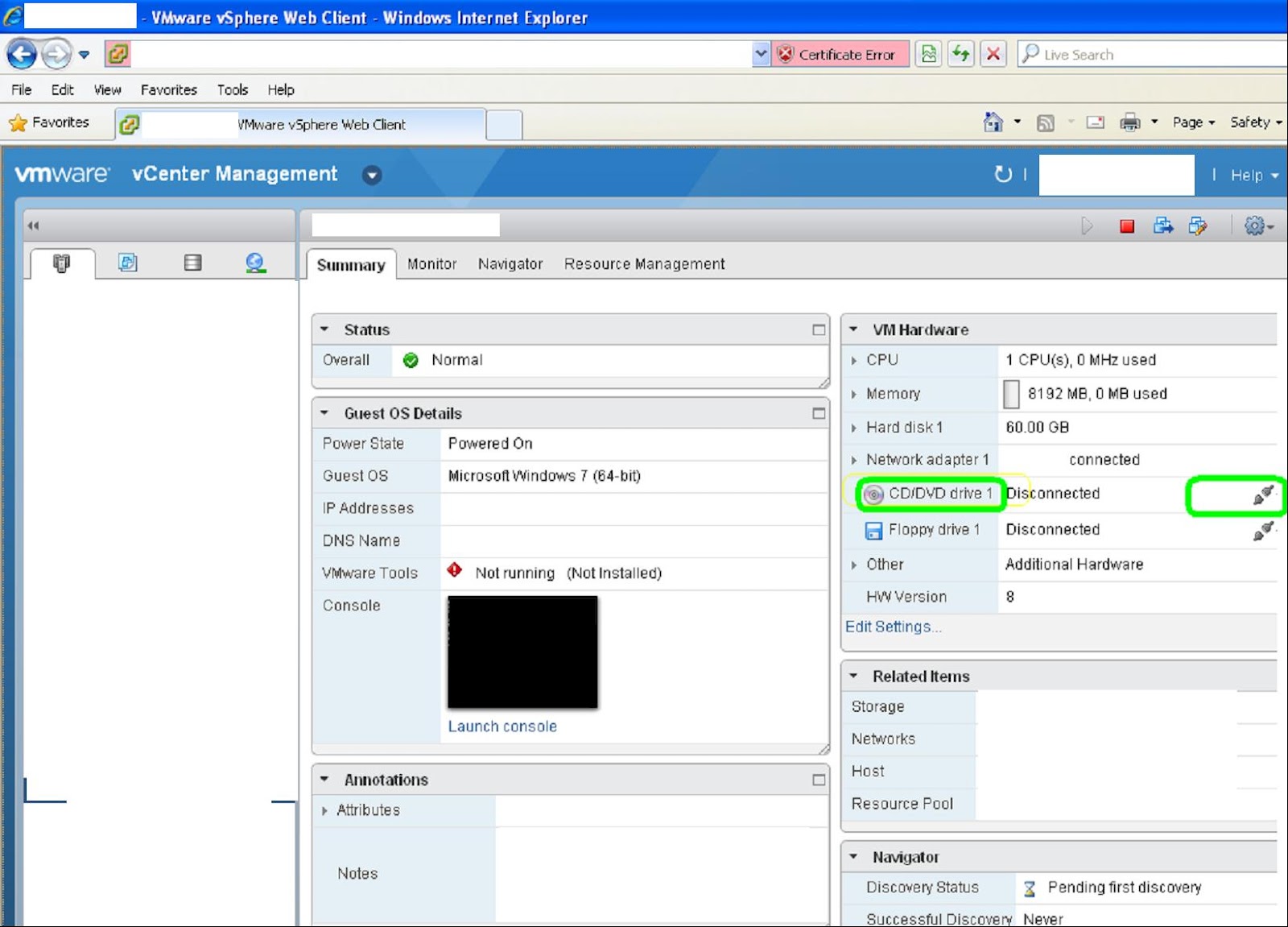 How to attach a ISO to a vmware guest via vsphere web client Angels Technology