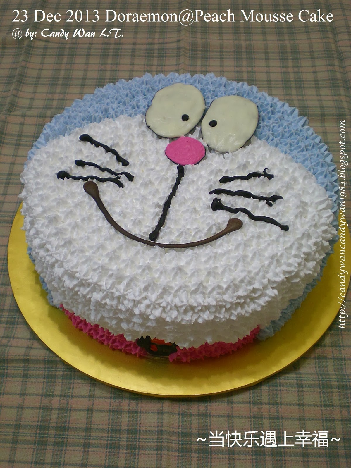 AppleBee Cake Boutique : Doraemon 2D Fondant Cake 小叮当2D蛋糕系列