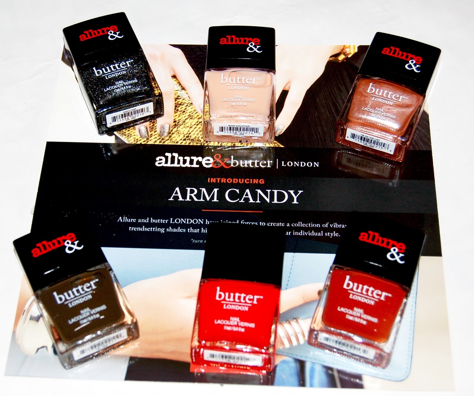 Allure & Butter London Arm Candy Nail Polish Collection* The Beauty Isle