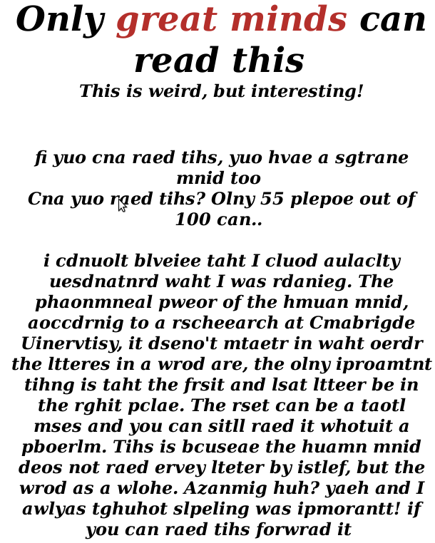 can you read it