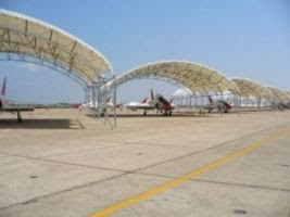 fabric aircraft hangars from Shelter Structures keeps your aircraft safe and sound