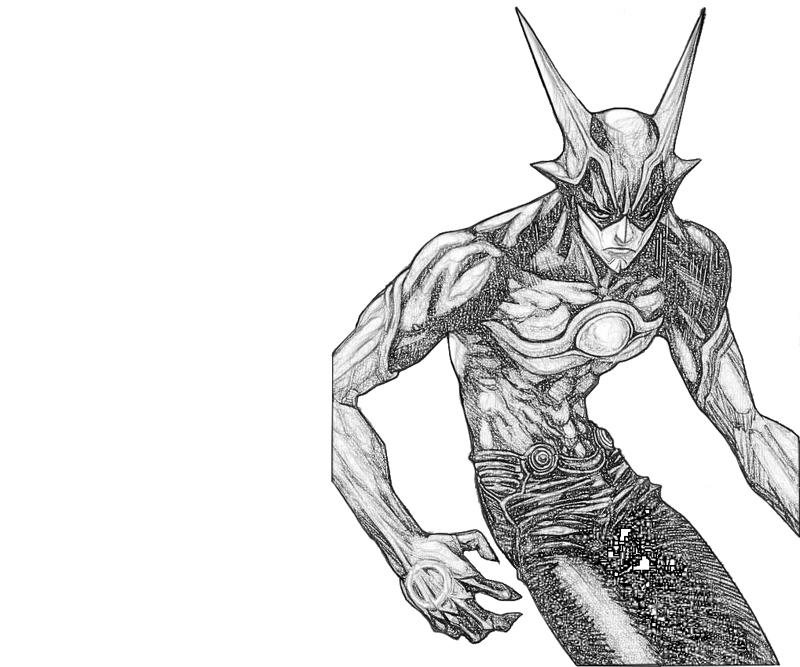 Zetman Mode Coloring Pages zetman-mode-coloring-pages