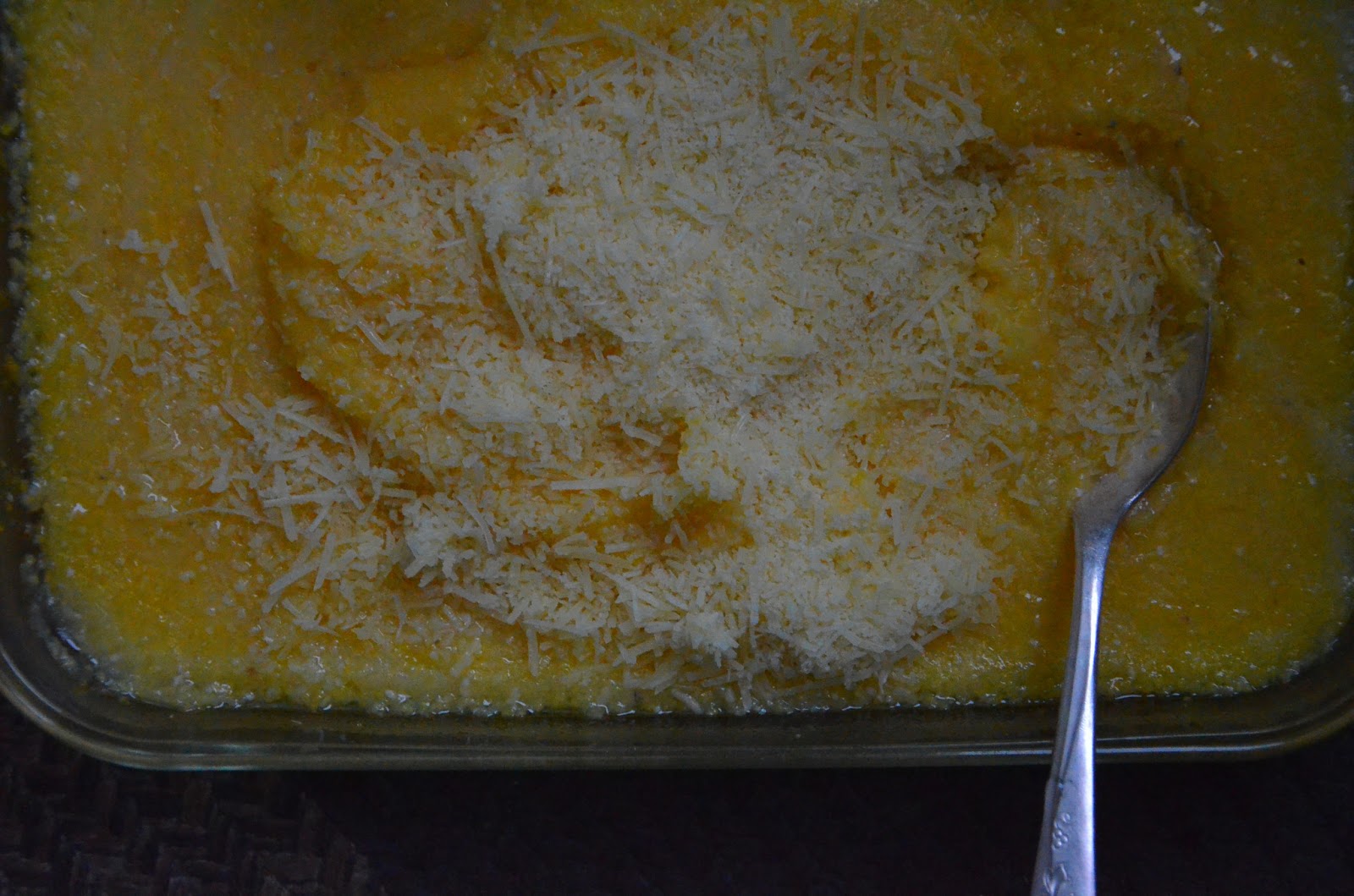 Kirsten's Cooking Baked Polenta with Tomato Sauce