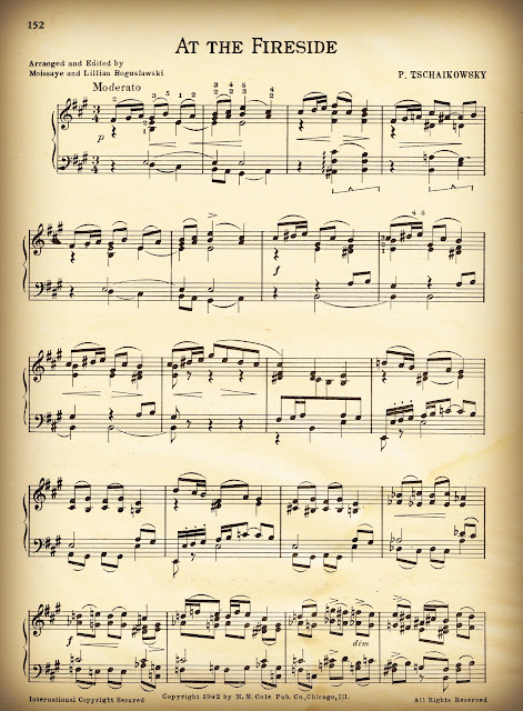 Royalty Free Printable Christmas Sheet Music via Knick of Time