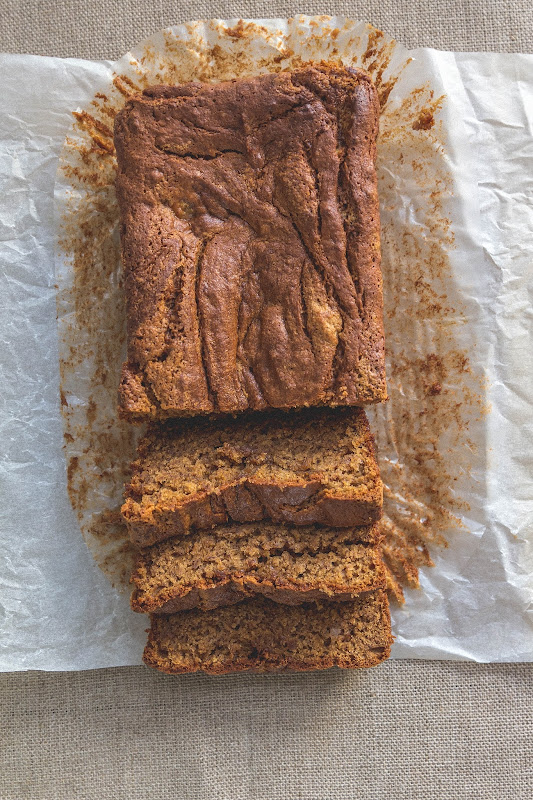 Milk and Honey Peanut Butter Banana Bread