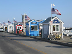 Kiosks along MacMillan Pier