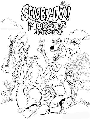 Scooby Doo Halloween Coloring Pages Printable