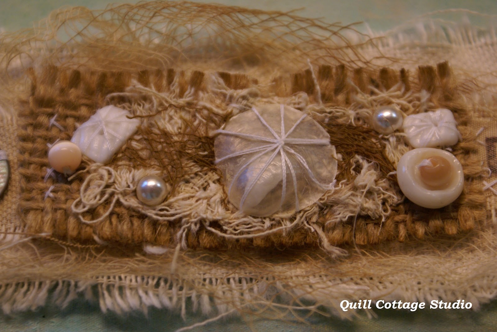 Quill Cottage SEWING SEA SHELLS BY THE SEA SHORE...