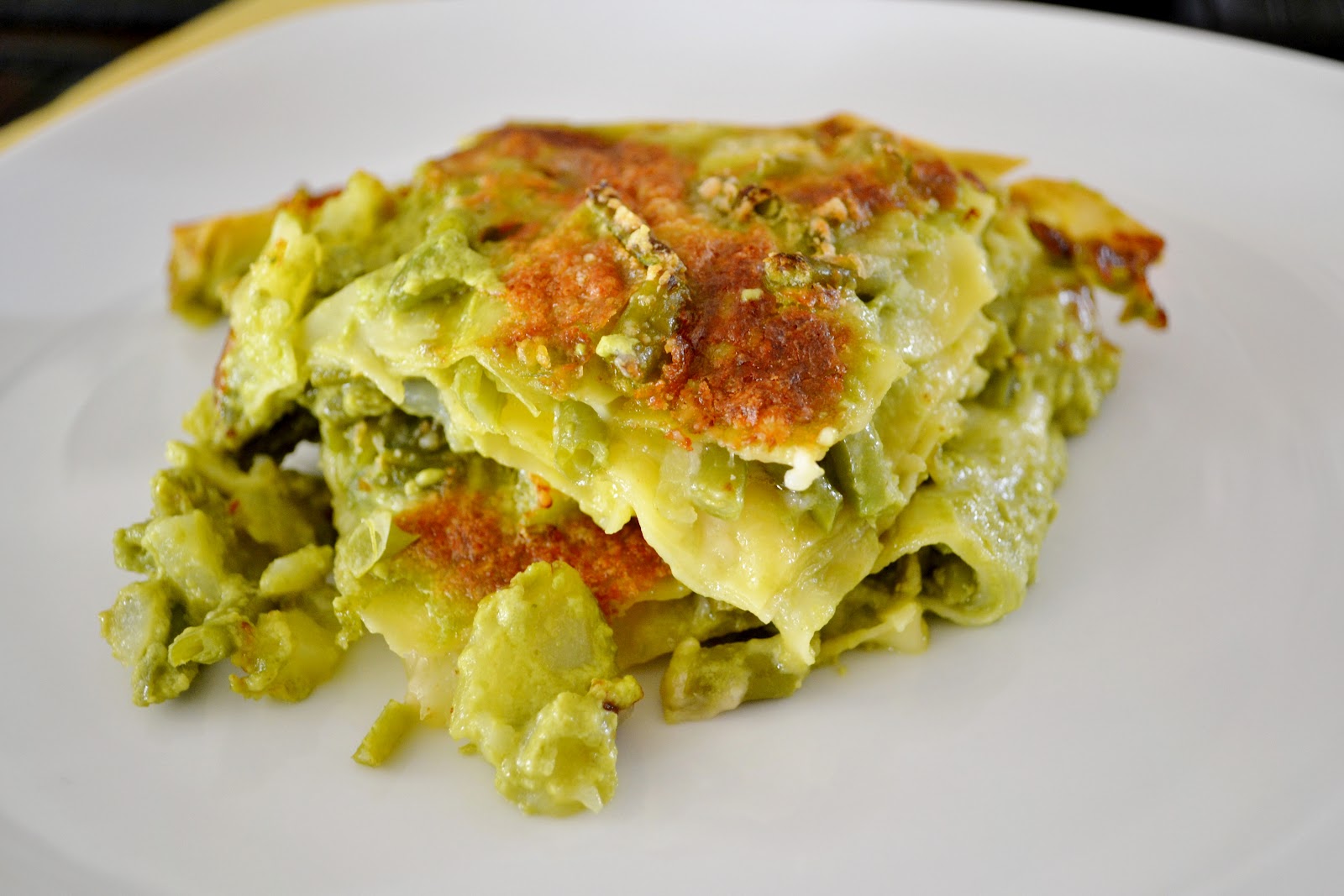 Lasagne con pesto, fagiolini e patate Dafne's Corner"il Gusto"