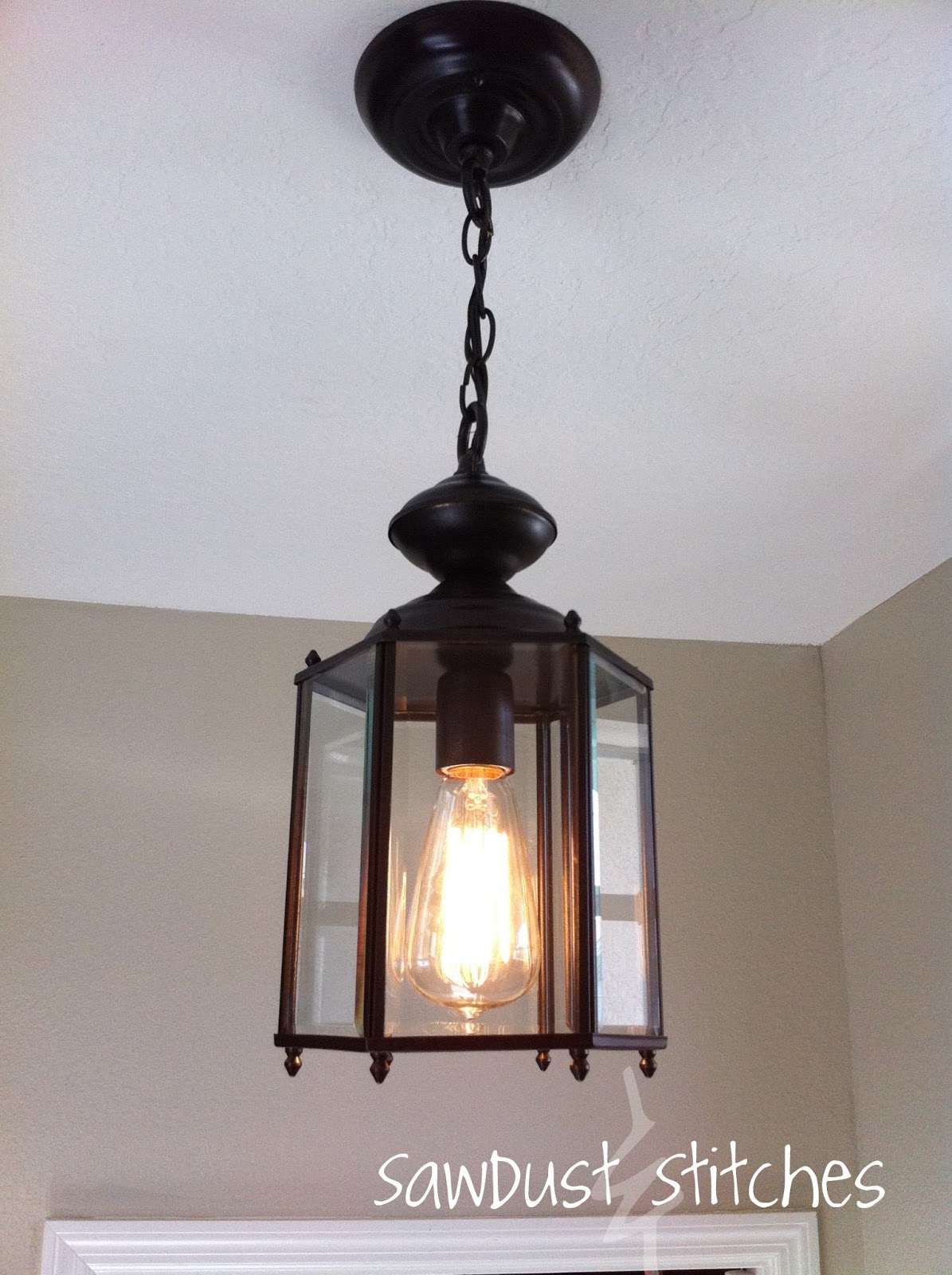 Sawdust 2 Stitches How to Refinish a LIght Fixture