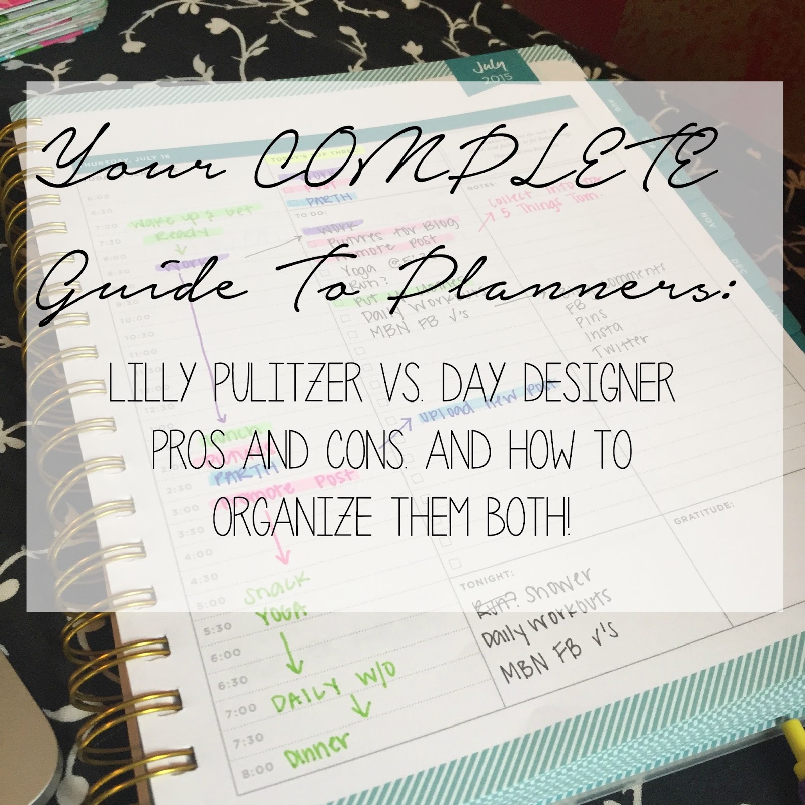Structure Ally: Lilly Pulitzer vs. Working day Designer Planners picture about Day Designer Planners identified as Style Ally: Lilly Pulitzer vs. Working day Designer Planners