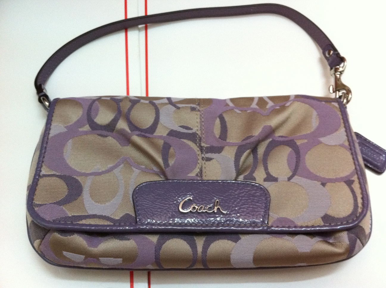 Authentic Luxury Items Bargain Price COACH OPTIC SIGNATURE LARGE