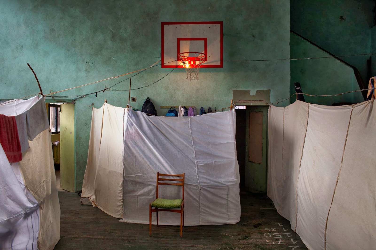 1st Prize General News Single Alessandro Penso, Italy, OnOff Picture 21 November 2013, Sofia, Bulgaria Military Ramp, an emergency refugee center, was opened in September 2013 in an abandoned school in Sofia, Bulgaria. The center provides housing for about 800 Syrian refugees, including 390 children. Bulgaria, already hard hit by the economic crisis and heightened political instability, is confronting a refugee crisis that appears to coincide with increased efforts by Greece to close off its border with Turkey. Bulgaria, however, is totally unprepared to face a refugee crisis. World Press Photo, Alessandro Penso