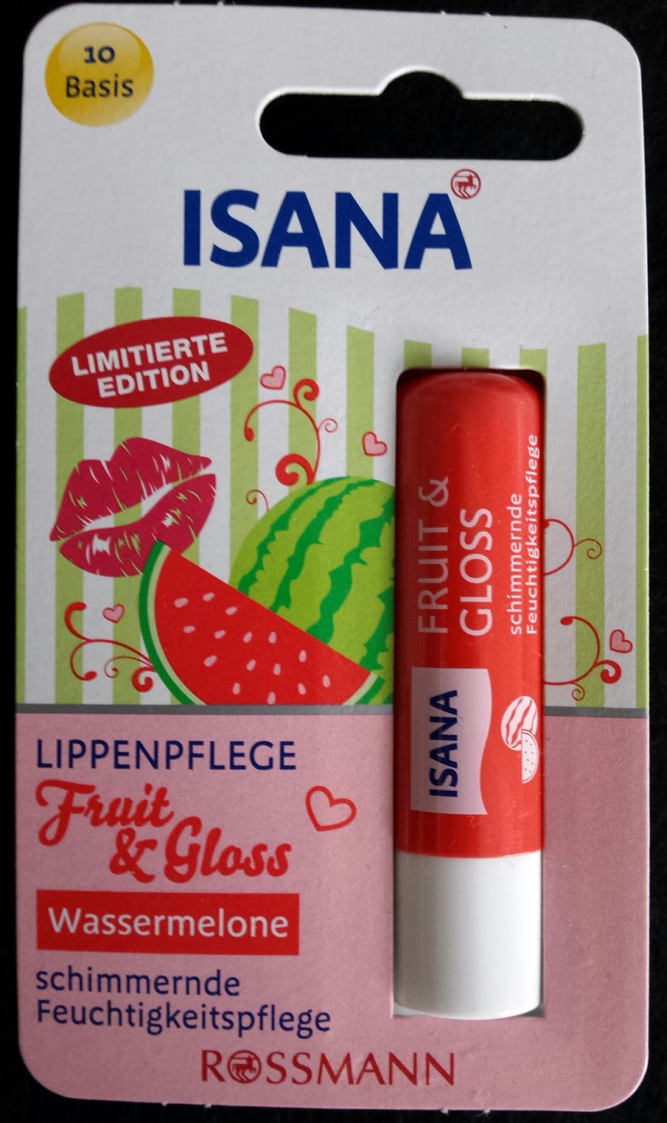 Beauty Gothic Isana Fruit Gloss Wassermelone Lippenpflege