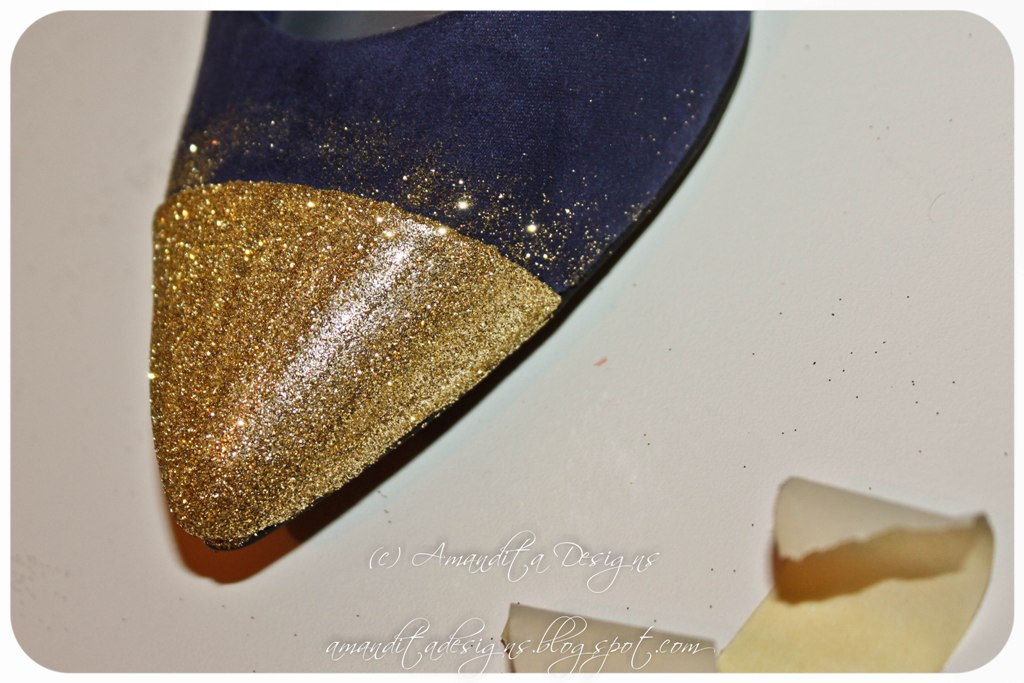 diy gold glitter shoes diy glitter tip shoes amandita designs diy gold glitter shoes diy glitter tip shoes amandita designs