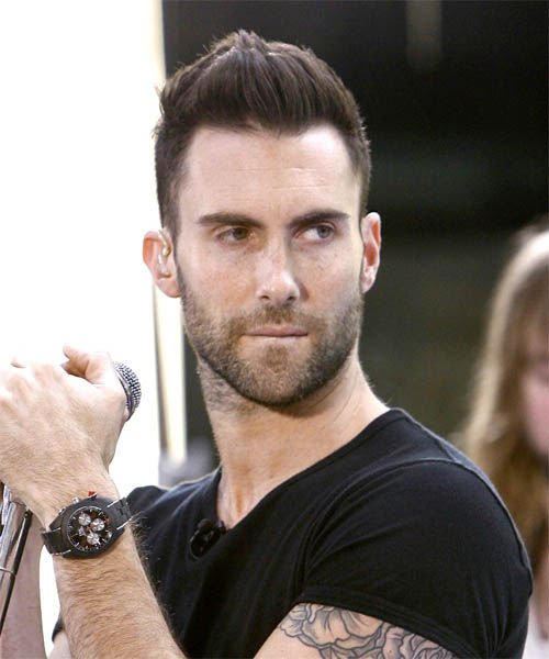 Men Hairstyles 2011 Adam Levine Casual Short Hairstyle For Men