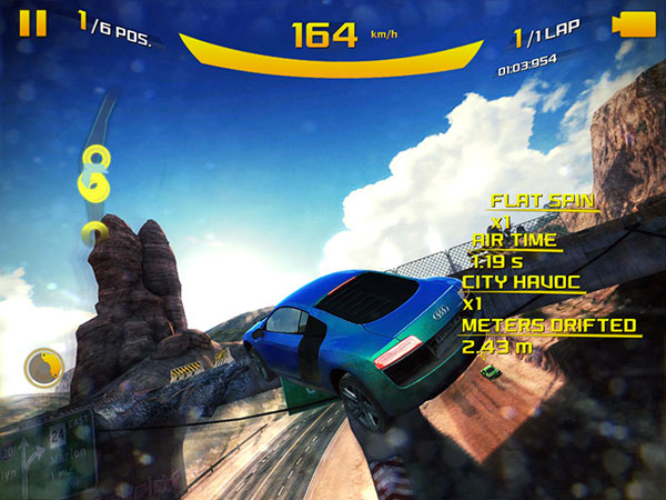 Asphalt 8: Airborne Android Screenshot Asphalt 8: Airborne Android Screenshot