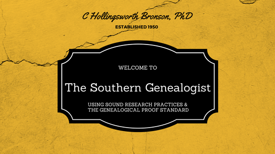 The Southern Genealogist
