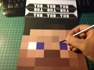 Minecraft Steve head cut out Minecraft Steve head cut out