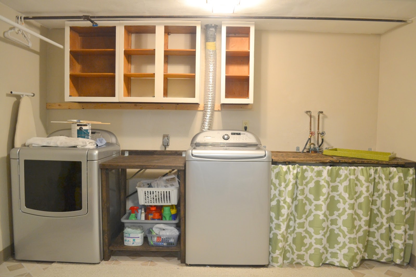 Exceptional Installing Cabinets In Laundry Room Part - 11: Installing New-Old Cabinets Above The Washer And Dryer