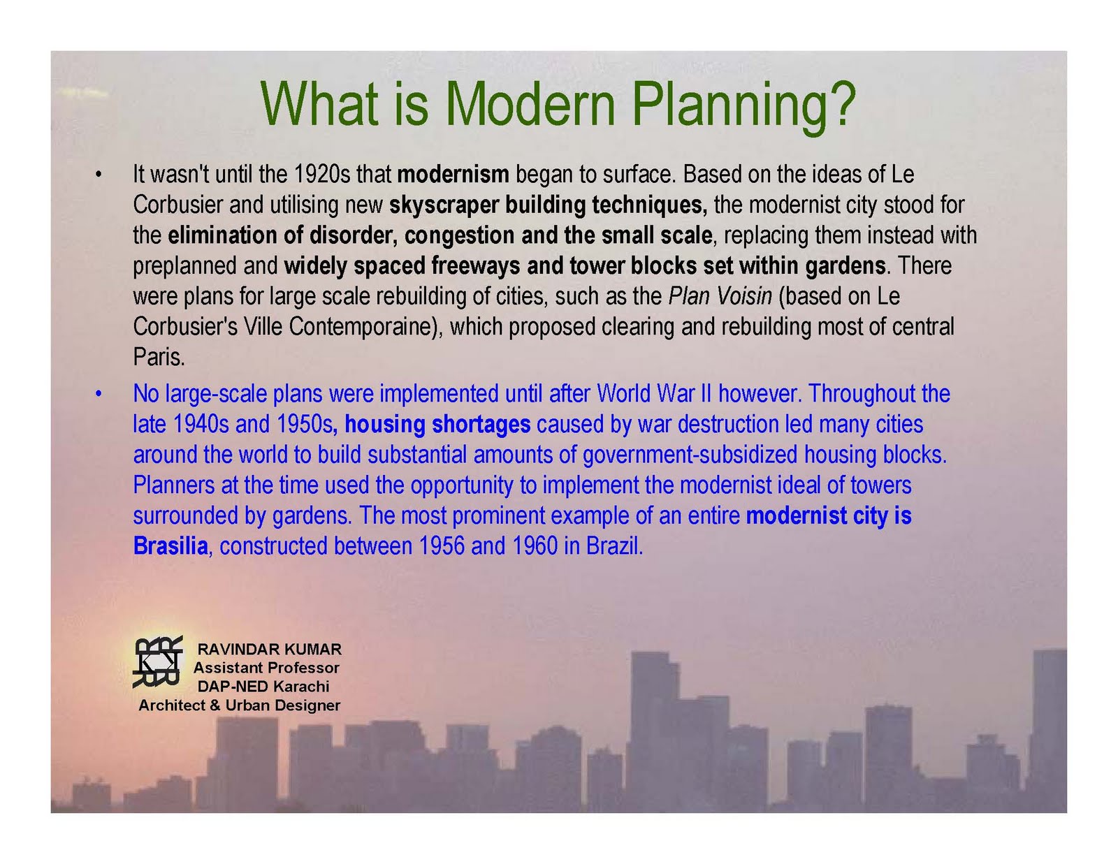 urban and regional planners