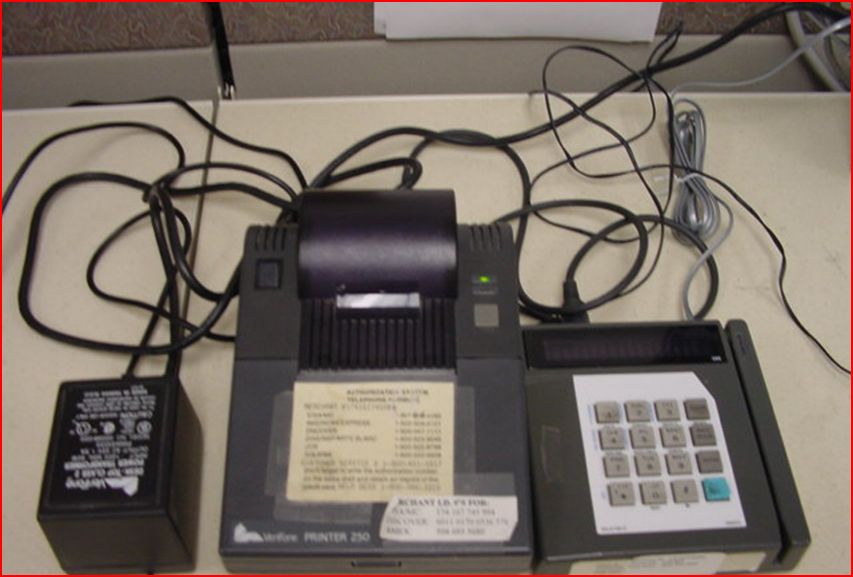 Payment Terminal Old Credit Card Machine Credit Information Center