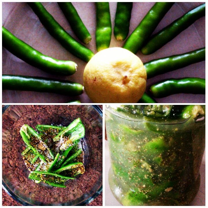 Easy Green Chili Pickle Home cooking