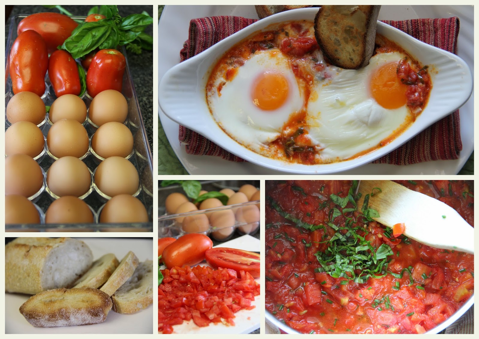 Mennonite Girls Can Cook Eggs Poached in Tomato Basil Sauce