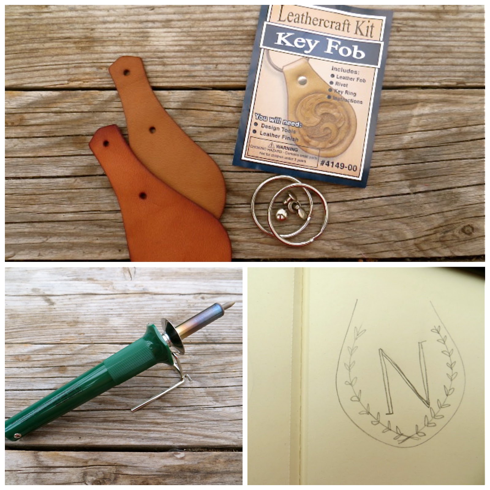 on my honor... Book Report Inspiration Personalized leather key fobs