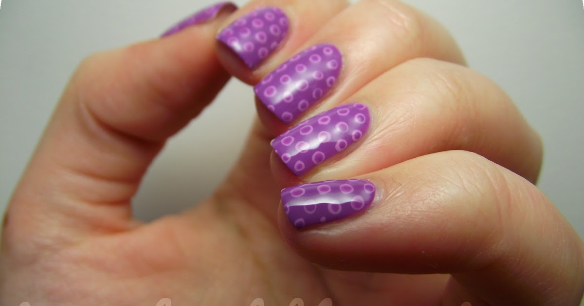 Try My Hand Purple Dots