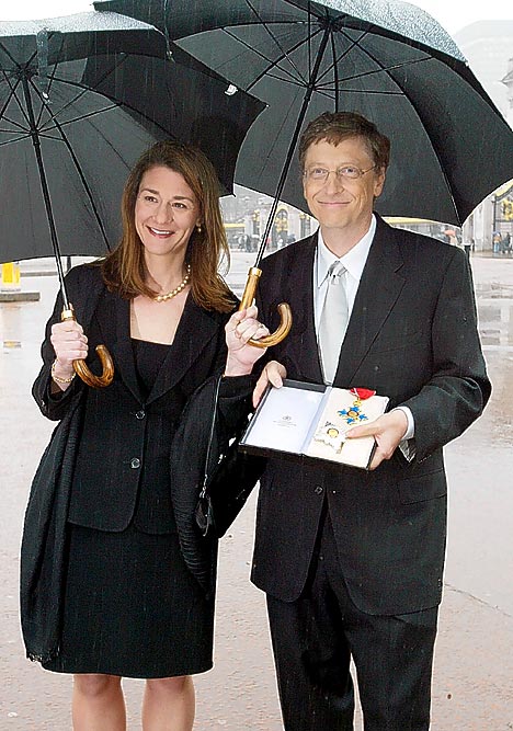 Bill Gates With Her Wife Melinda Gates Bill Gates With Her Wife Melinda Gates