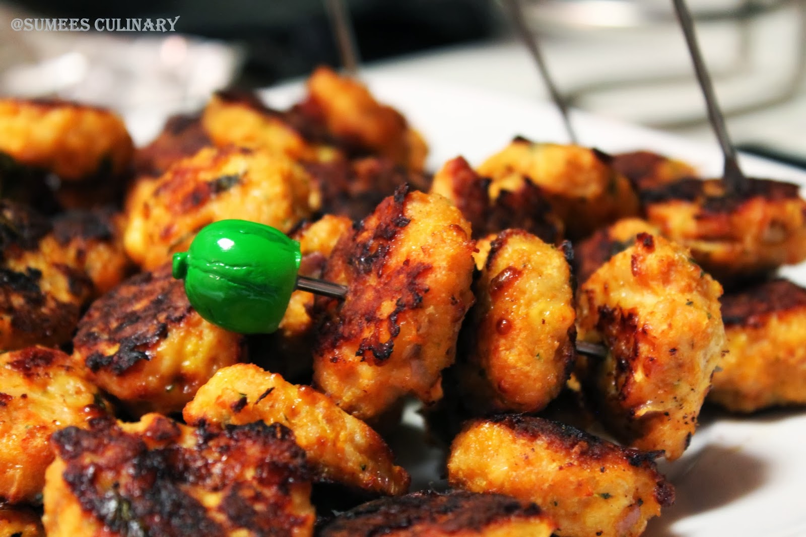 Sumee's Culinary Bites Chicken Kabob Bites