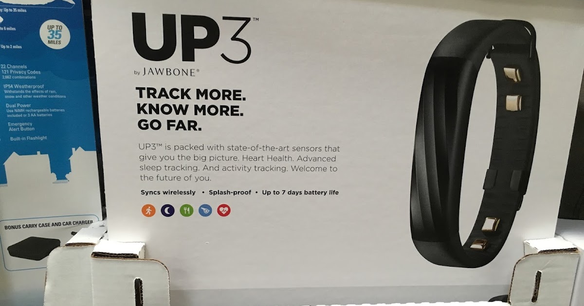 Jawbone UP3 Band + Up Move Fitness Tracker Bundle Costco Weekender