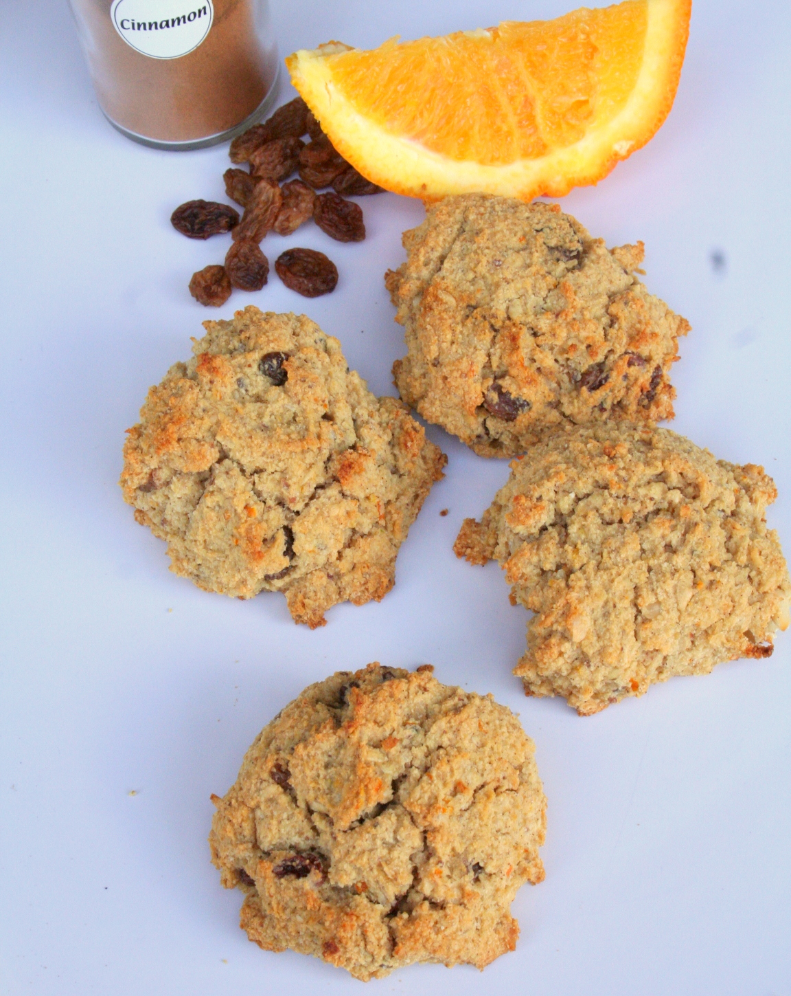 The Healthy Happy Wife Orange Raisin Scones/Biscuits (Dairy ,Egg