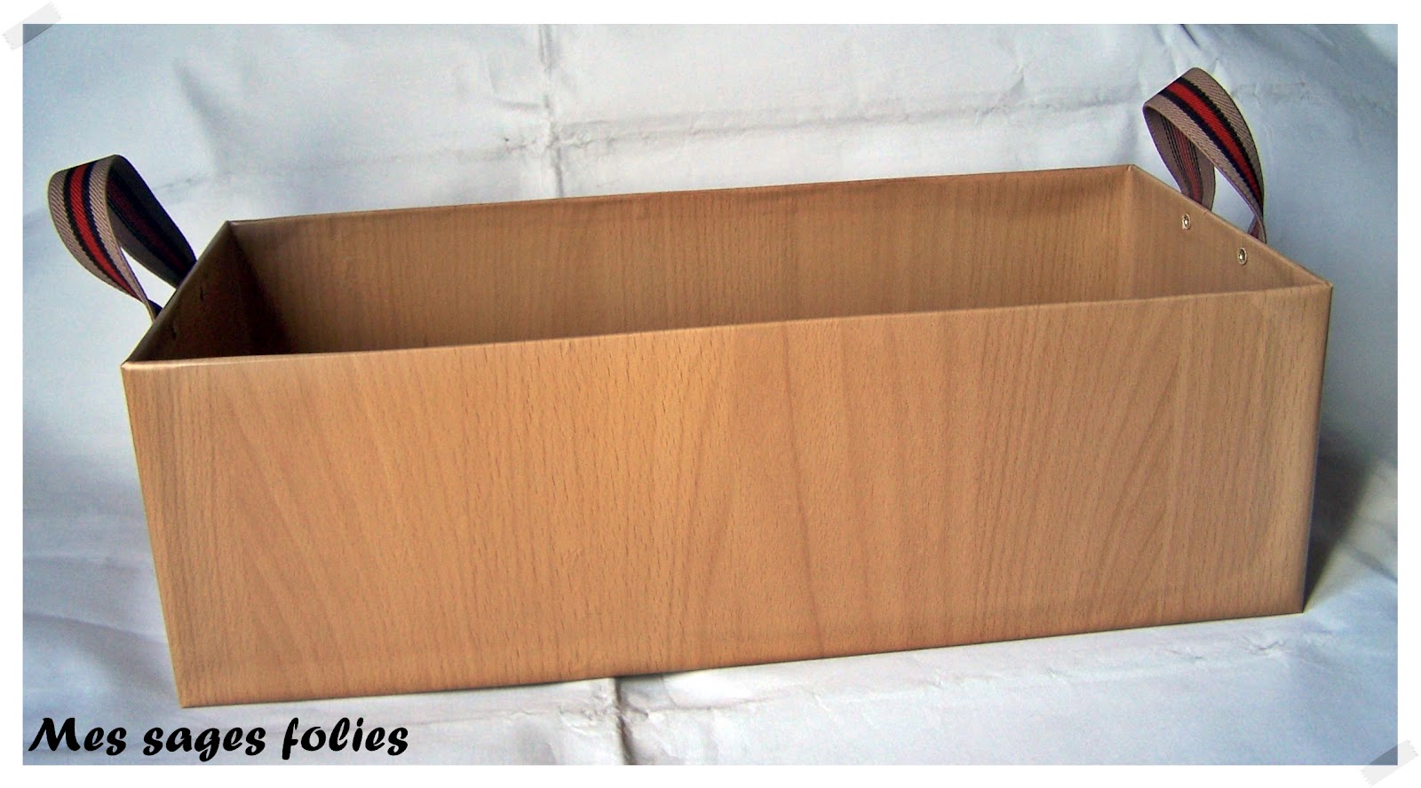 Mes sages folies Rangement carton & vinyle/ Vinyl & cardboard box