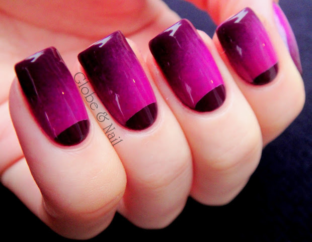 globe & nail -moon gradient
