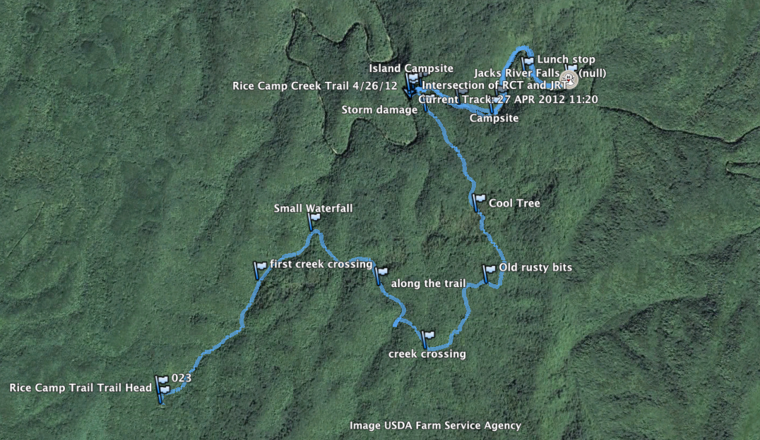 The Adventures of a BackcountryOX Cohutta Wilderness Rice Camp Trail