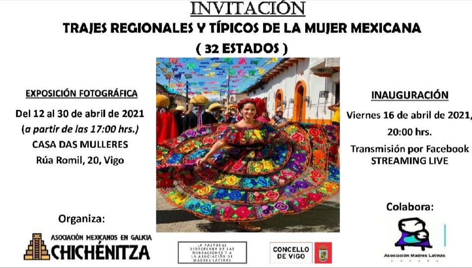 Exposición Fotografica de trajes Tipicos de la Mujer Mexicana