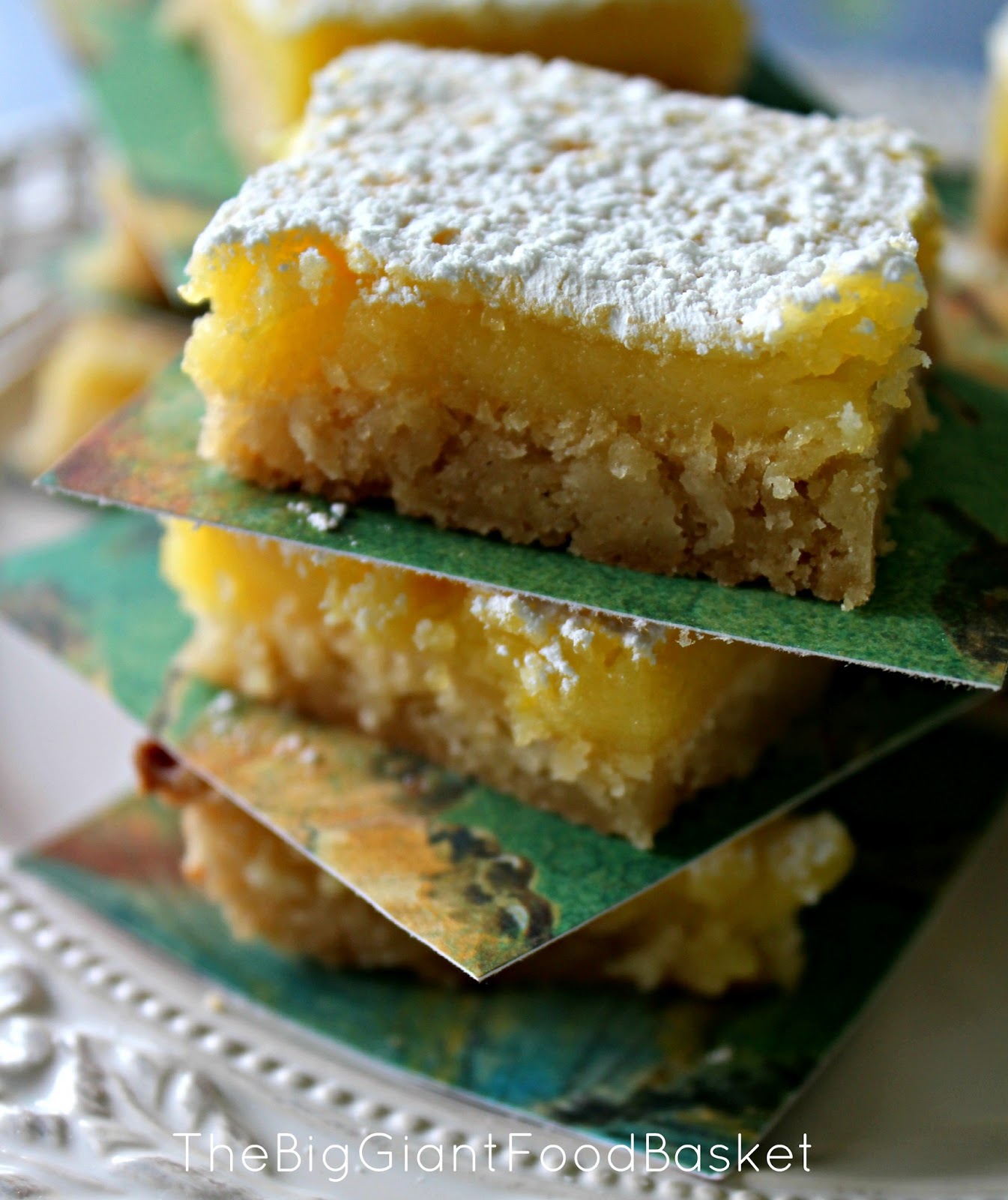 The Big Giant Food Basket Easy Bake Lemon Bars