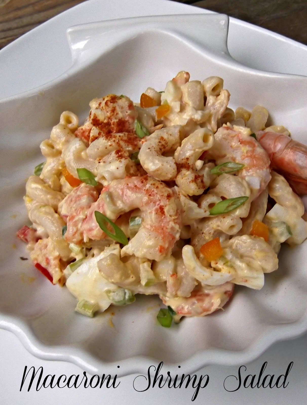 shrimp macaroni salad with old bay