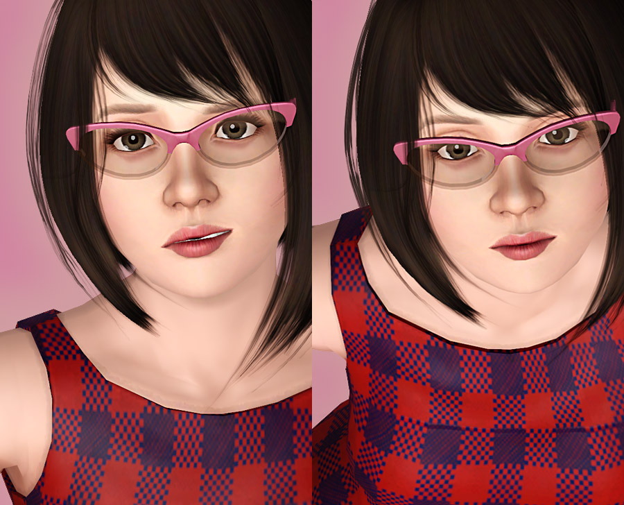 [TS3] Cat's Eye Glasses for Ladies TAMO