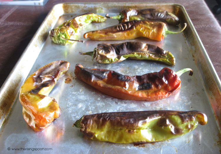 How to Roast Chiles & Peppers in the Oven The Rising Spoon